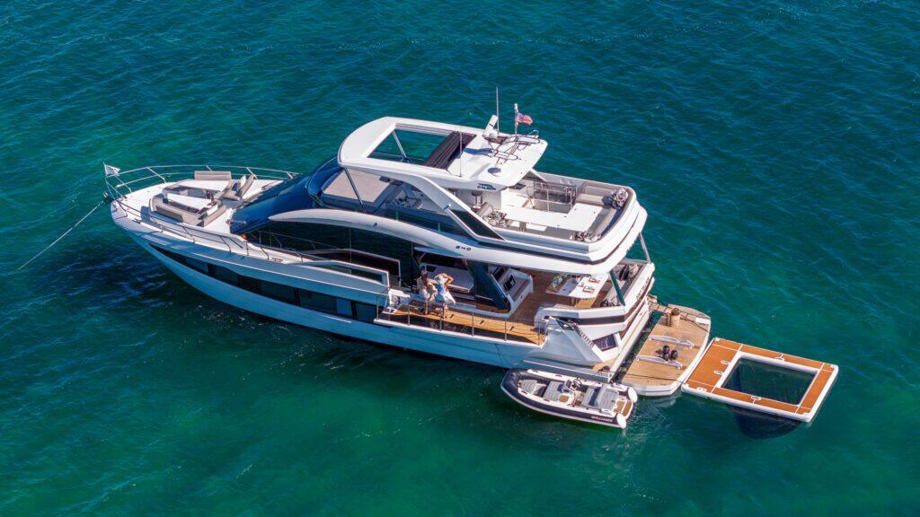 Don’t Tell Mom, a 68 ft Galeon 68 on the water in Miami