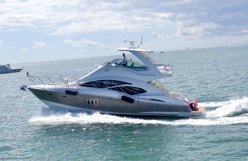 Remedy, a 50 ft Cruisers Yachts 50 Flybridge on the water in Miami