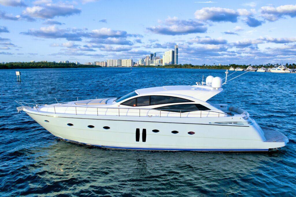 Sky, a 68 ft Pershing 68 on the water in Miami