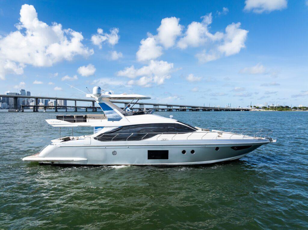 The One, a 68 ft Azimut 68 on the water in Miami